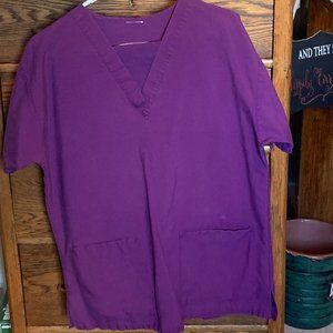 Purple scrub set; size medium 2 sets